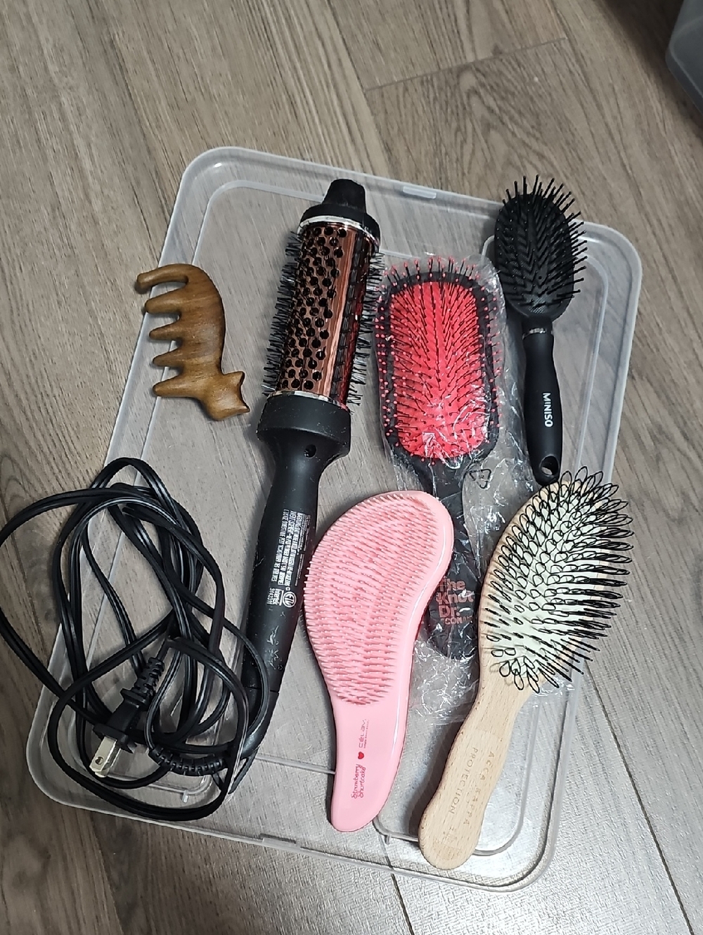 Assorted Hair Brushes & Heated Round Brush Set